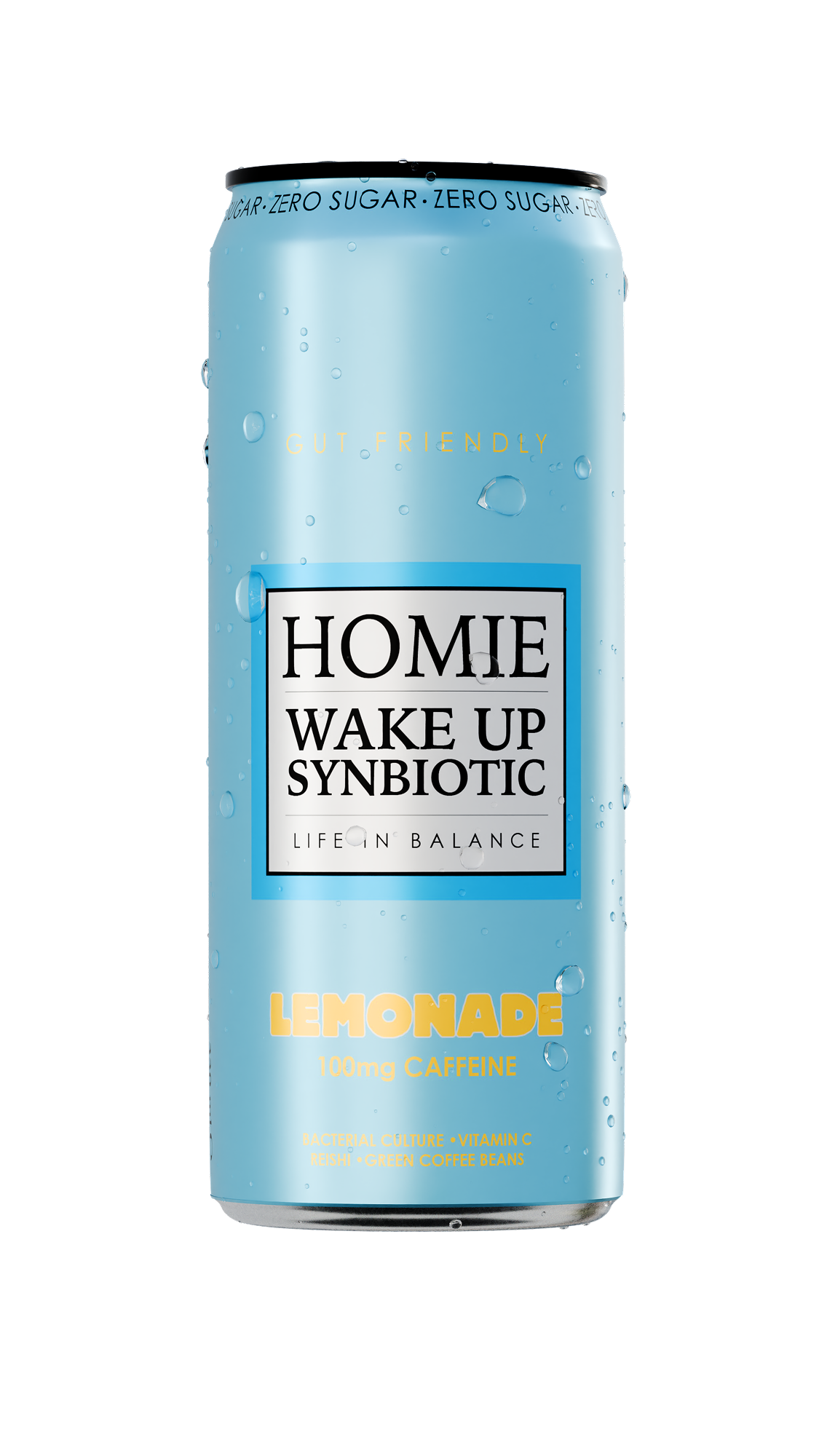 Homie Wake Up Synbiotic Lemonade 330 ml