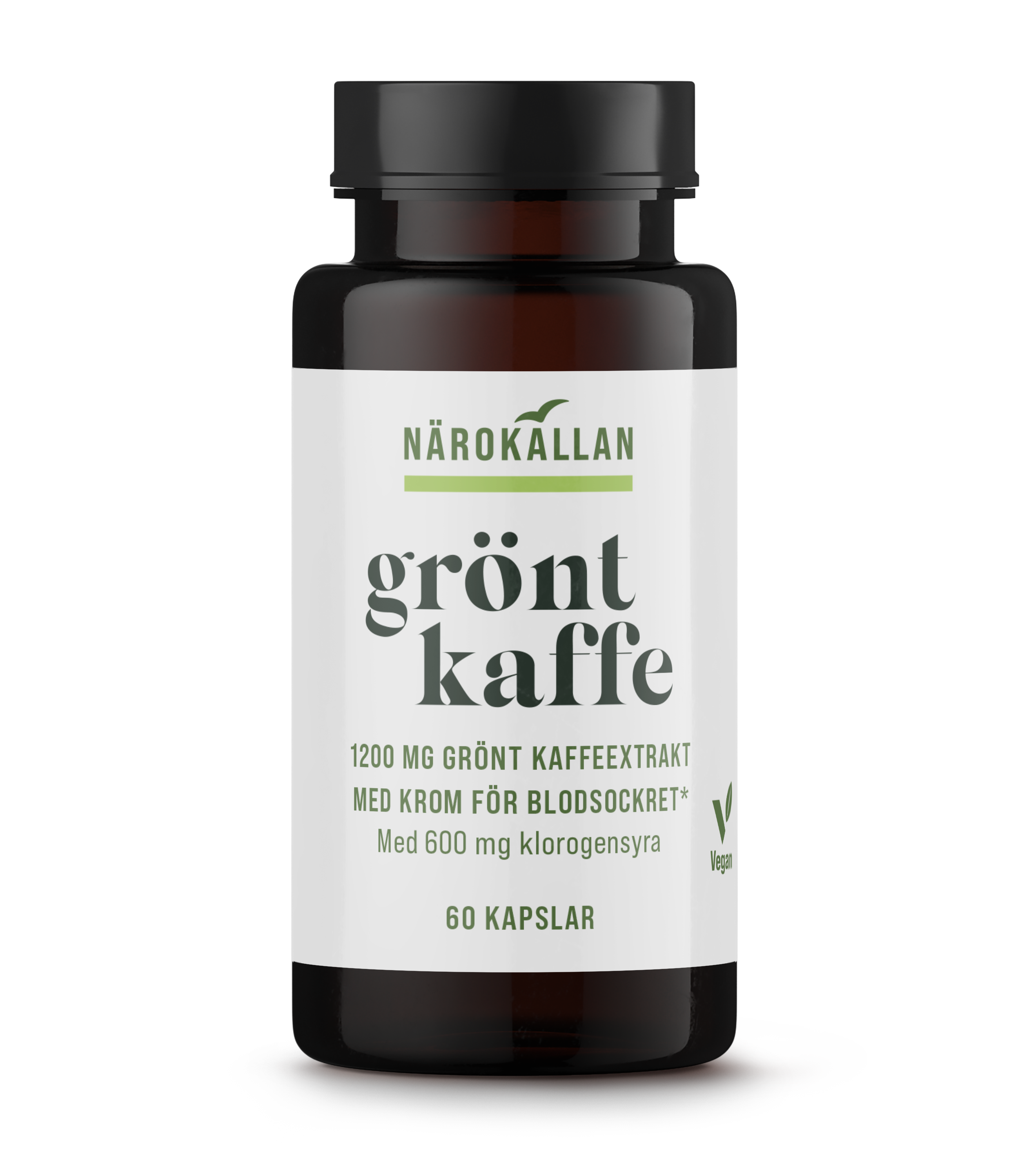 Närokällan Grönt Kaffe & Krom 60 kapslar