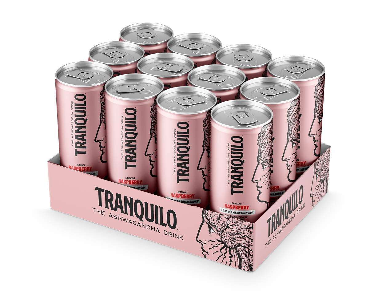 Tranquilo The Ashwagandha drink Raspberry 330 ml 12-pack
