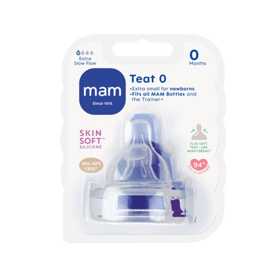 MAM Teat Size 0 2-pack