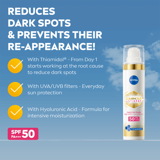 NIVEA Luminous630 Anti Dark-Spot Day Fluid SPF50 40 ml