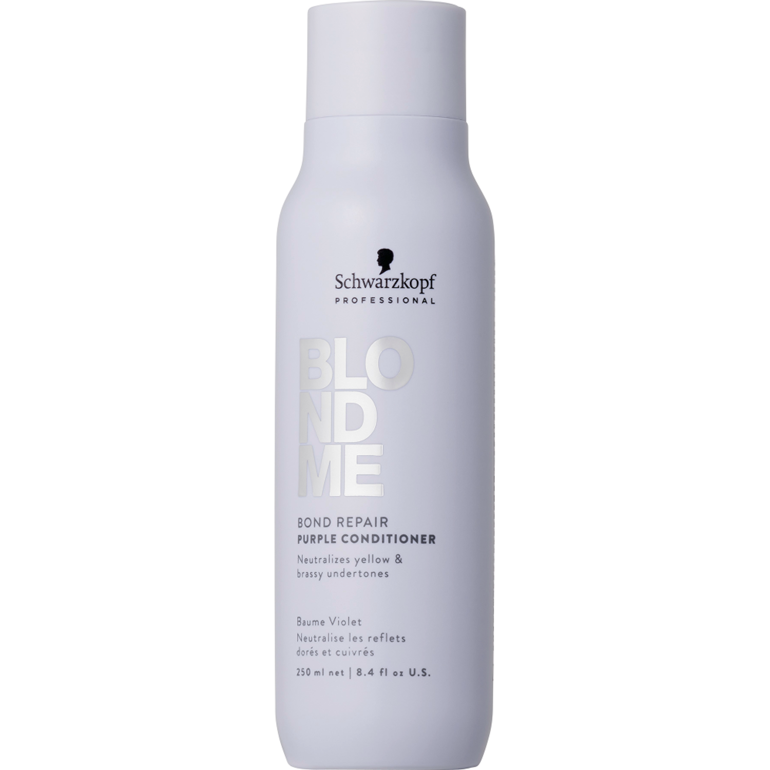 Alternativ bild 1 för Schwarzkopf Professional BLONDME Bond Repair Purple Conditioner - 250 ml