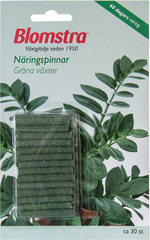 Blomstra Näringspinnar Gröna Växter 30 st 
