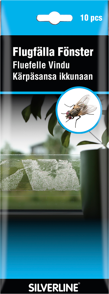 Silverline Flugfälla fönster Sticky F10 10-pack