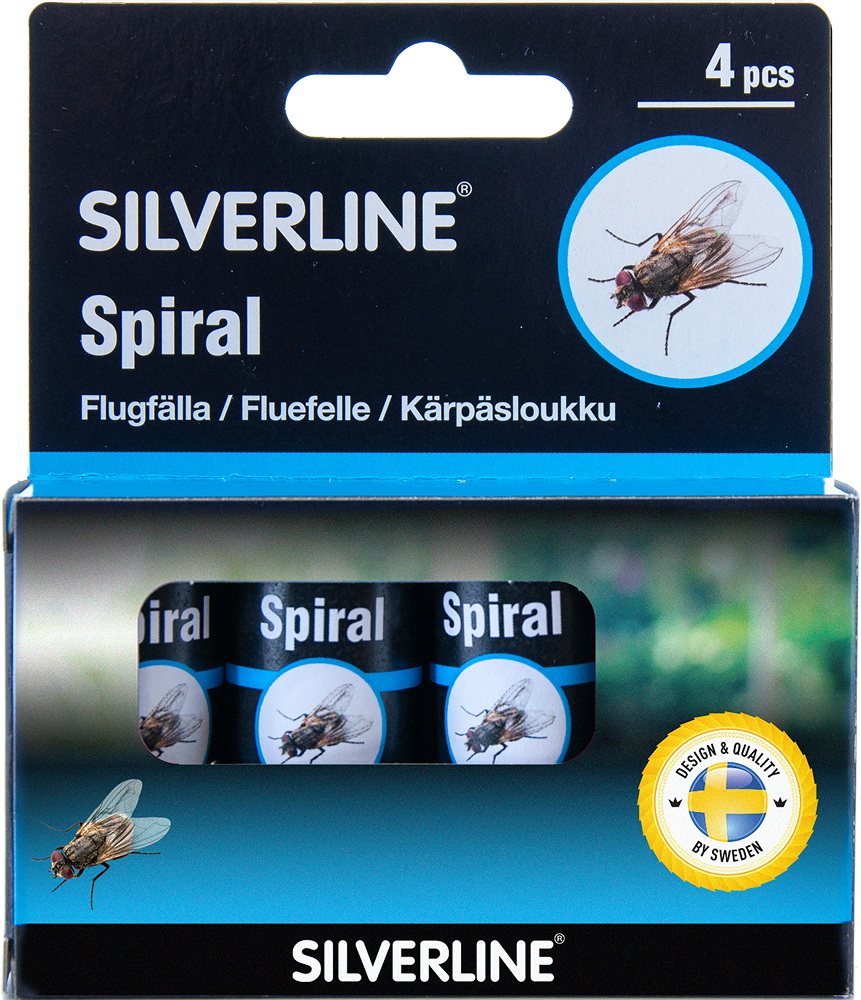 Silverline Flugfälla Spiral 4-pack