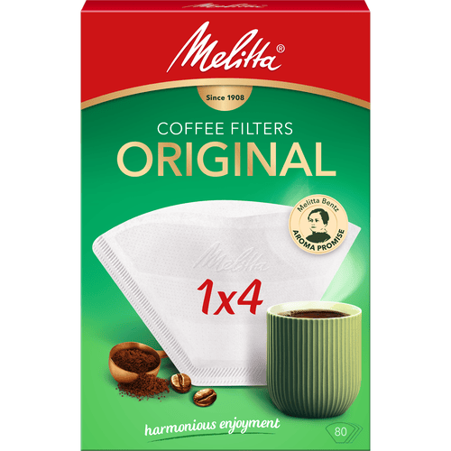 Melitta Kaffefilter 1X4 Vita 80-pack