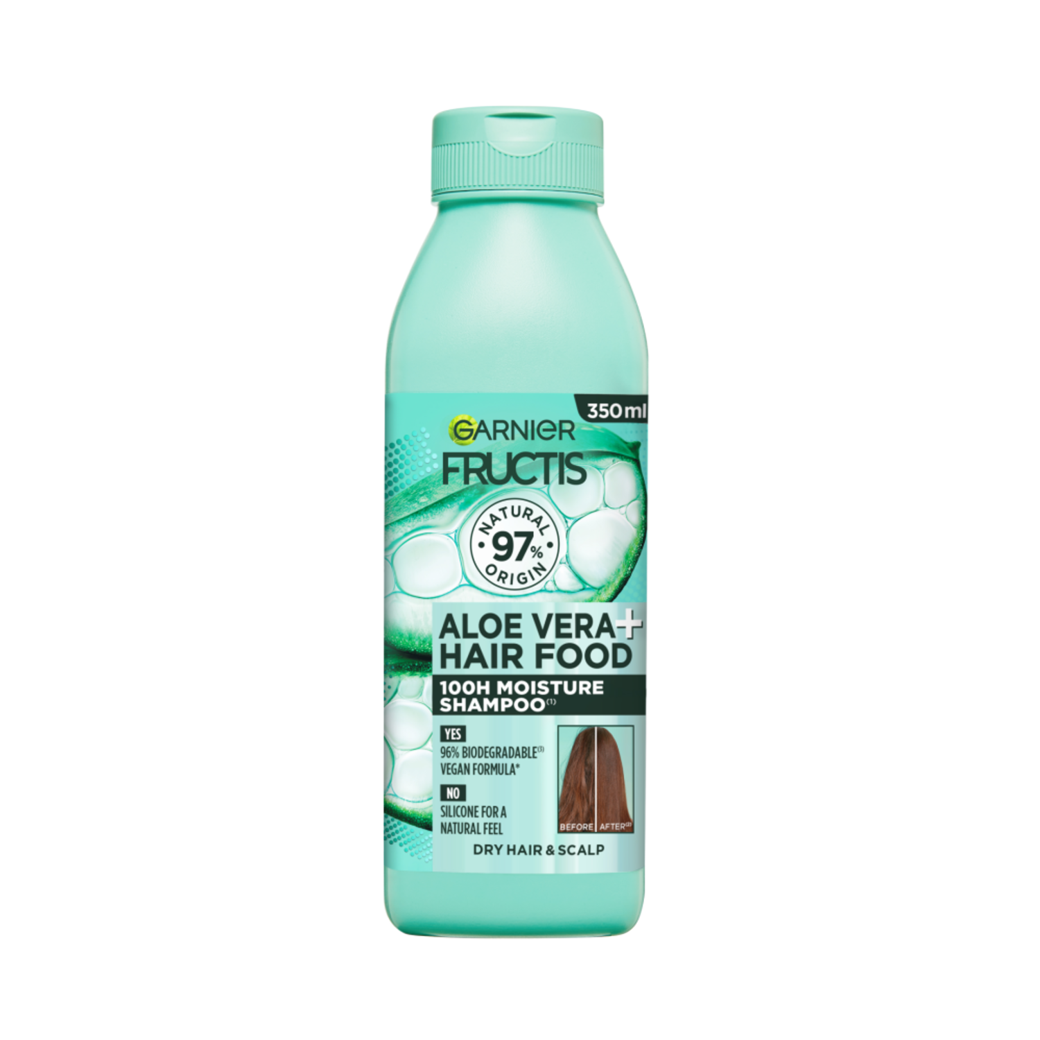 Alternativ bild 1 för Garnier Fructis Hair Food Hydrating Schampo Aloe Vera 350 ml