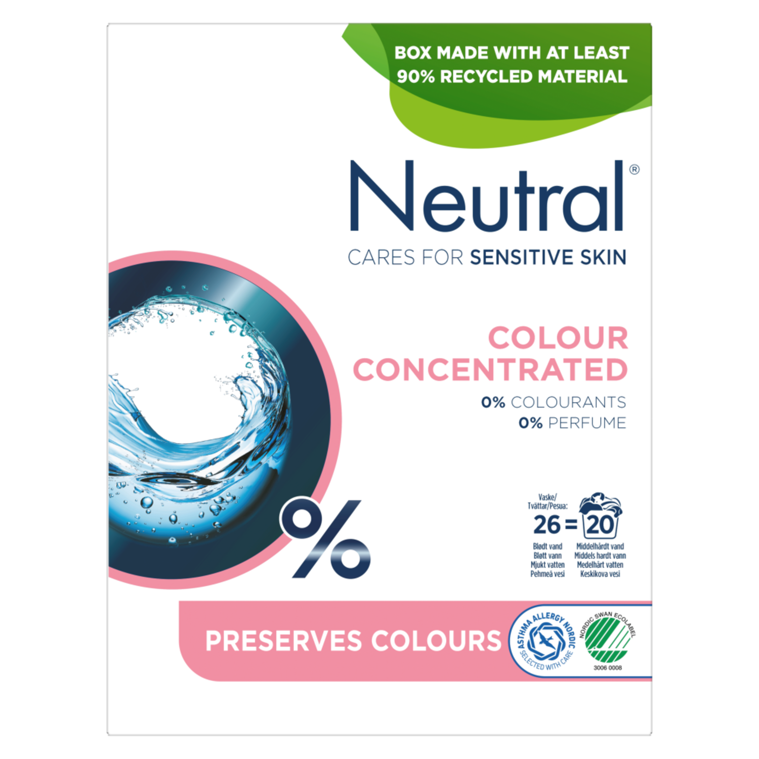 Alternativ bild 1 för Neutral Colour Tvättmedel 1040 g
