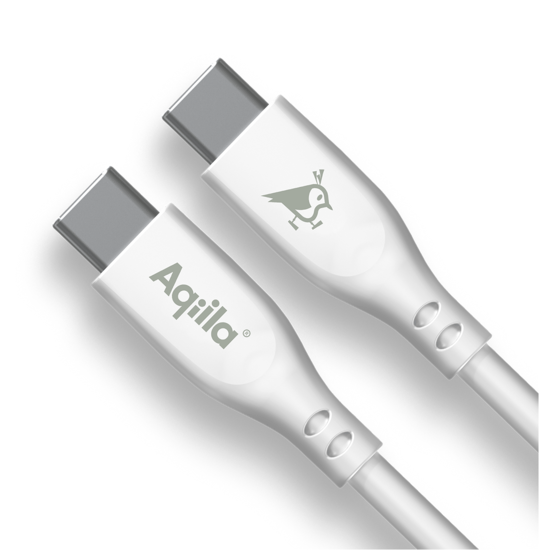 Aqiila Cablebird Kabel USB-C till C 60W Silikon 1 m