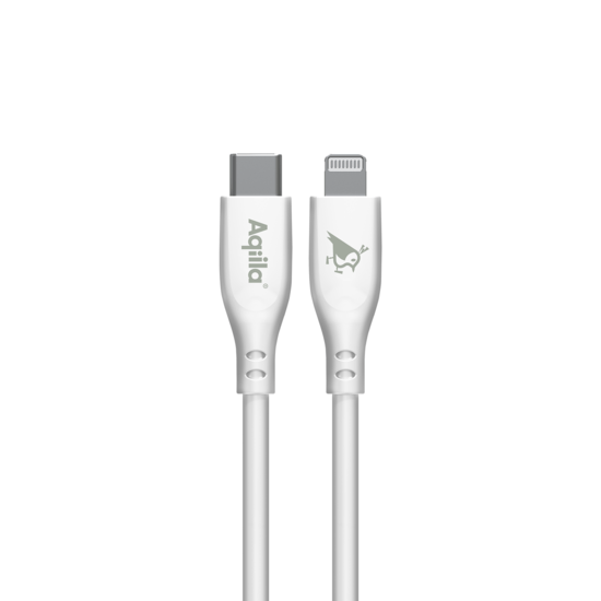 Aqiila Cablebird Kabel USB-C till Lightning 60W Silikon 1 m