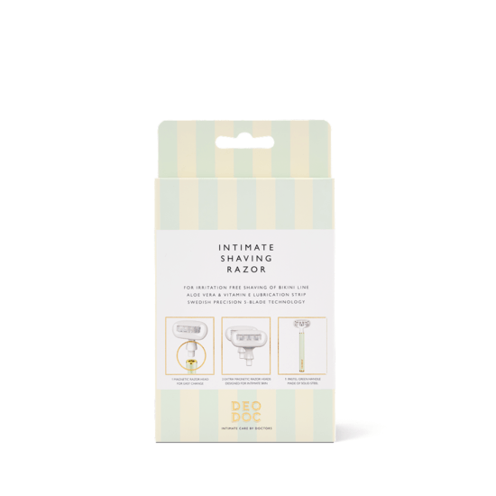 DeoDoc Intimate Shaving Razor Green