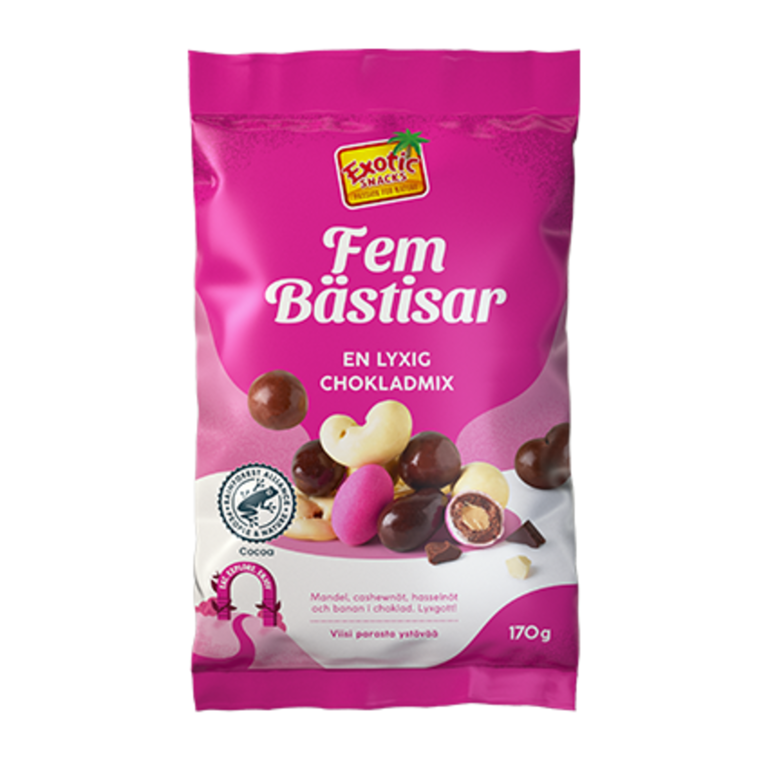 Alternativ bild 1 för Exotic Snacks Fem Bästisar 170g