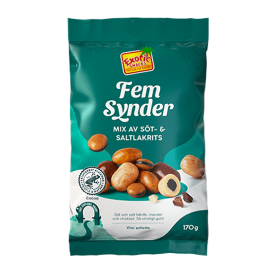 Exotic Snacks Fem Synder 170 g