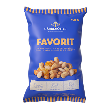 Gårdsnötter Nötmix Favorit 140 g