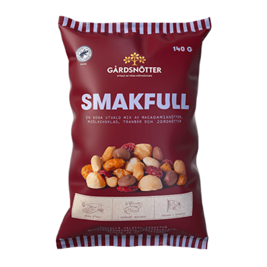 Gårdsnötter Nötmix Smakfull 140 g