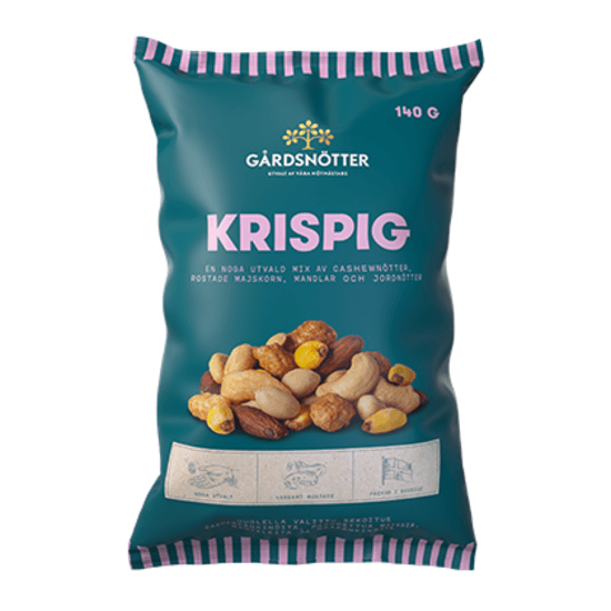 Gårdsnötter Nötmix Krispig 140 g