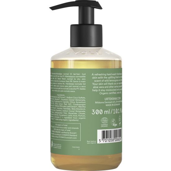 Urtekram Wild Lemongrass Hand Soap Organic 300 ml