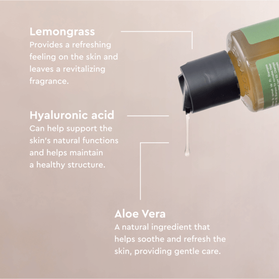 Urtekram Lemongrass Body Wash Organic 500 ml
