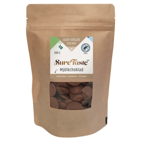 Sure Taste Chokladpellets Mjölkchoklad 300 g