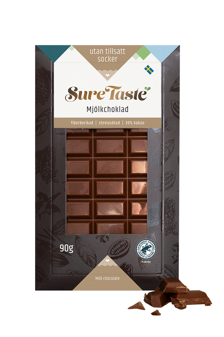 Sure Taste Chokladkaka Mjölkchoklad 90 g