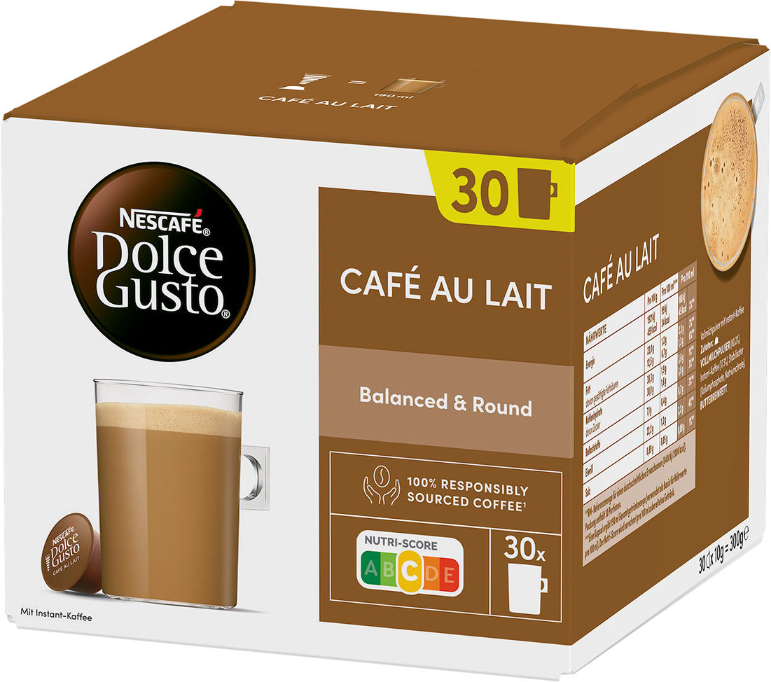 NESCAFÉ Dolce Gusto Café Au Lait 30 kapslar