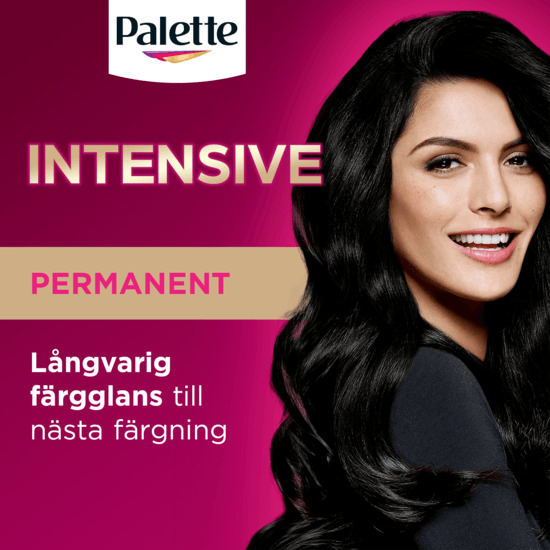 Palette Intensive Creme Coloration 1-0 Naturlig Svart