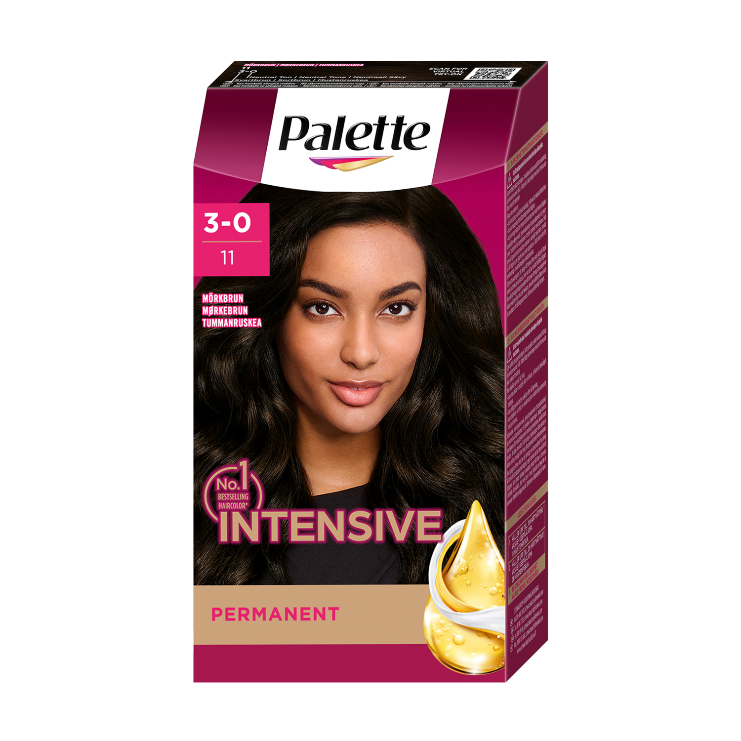 Alternativ bild 1 för Schwarzkopf Palette Mood 11 Svartbrun - 115 ml