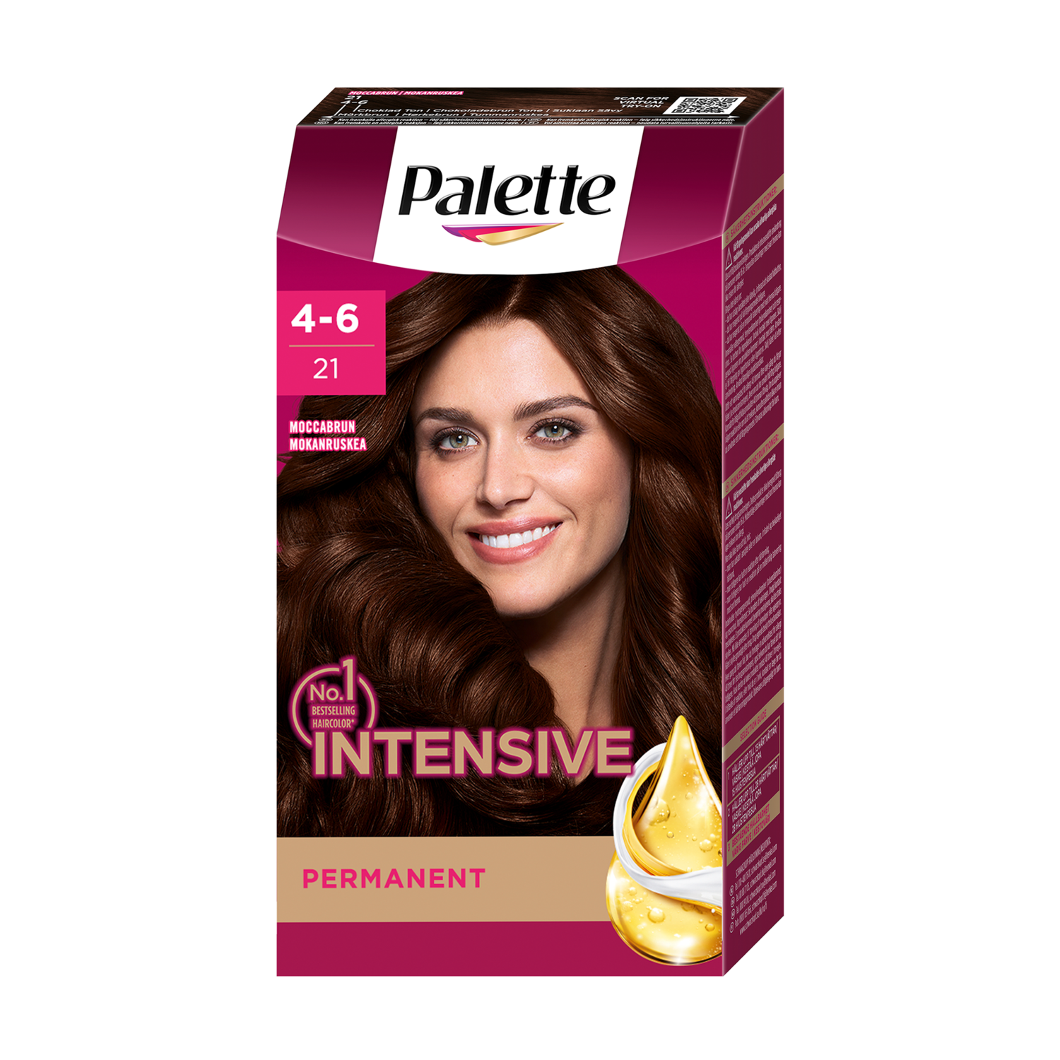 Alternativ bild 1 för Schwarzkopf Palette Mood 21 Kaffebrun - 115 ml