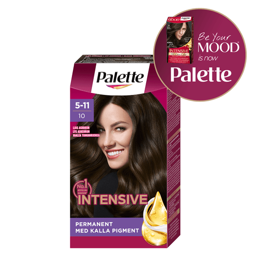 Palette Intensive Creme Coloration 5-11 Ljus Askbrun