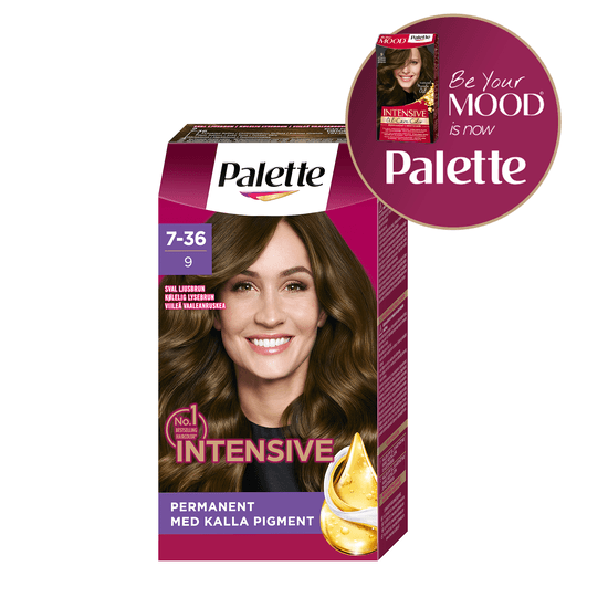 Palette Intensive Creme Coloration 7-36 Sval Ljusbrun