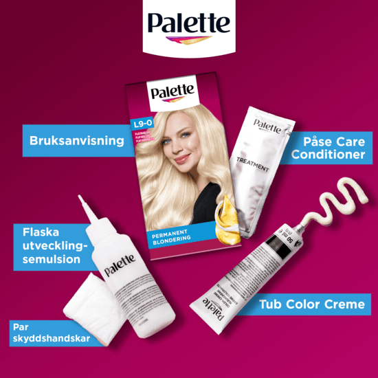 Palette Intensive Creme Coloration L9-0 Platinablond
