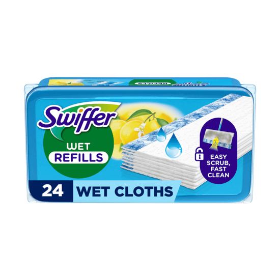 Swiffer Sweeper Fuktiga Refilldukar med Doft av Citron 24 st