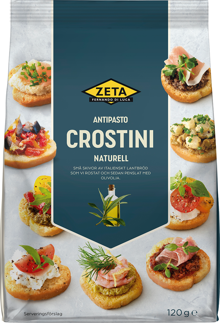 Zeta Crostini Naturella 120 g