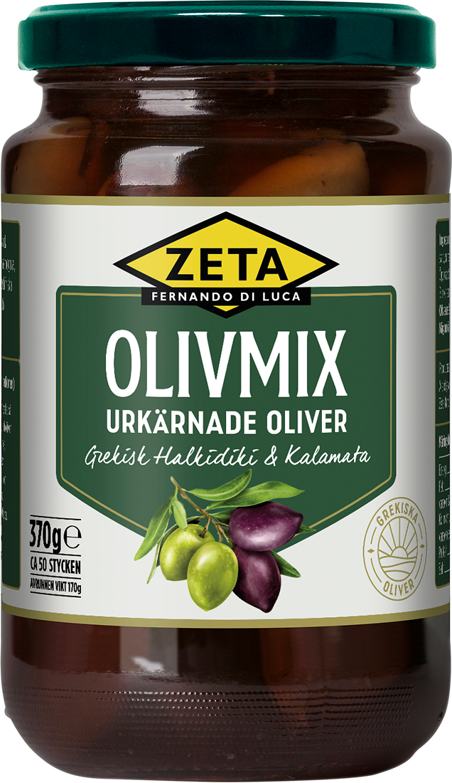 Zeta Olivmix Grekisk Urkärnad 370 g