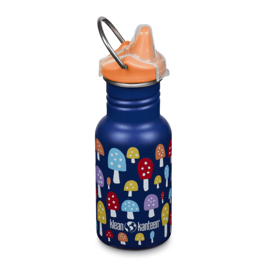 Klean Kanteen Kid Classic Narrow Mushrooms w/ Kid Sippy Cap 355 ml