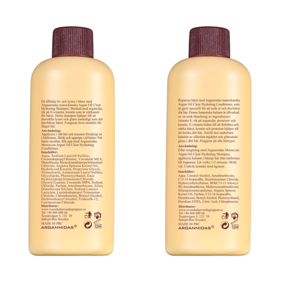 Arganmidas Shampoo + Conditioner Travel Kit 2x50 ml