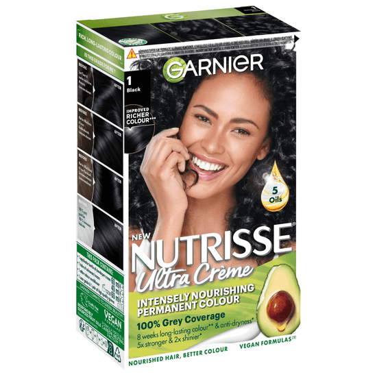 Garnier Nutrisse Ultra Créme Permanent Hårfärg 1 Black