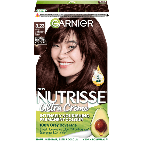 Garnier Nutrisse Ultra Créme Permanent Hårfärg 3.23 Deep Golden Dark Brown