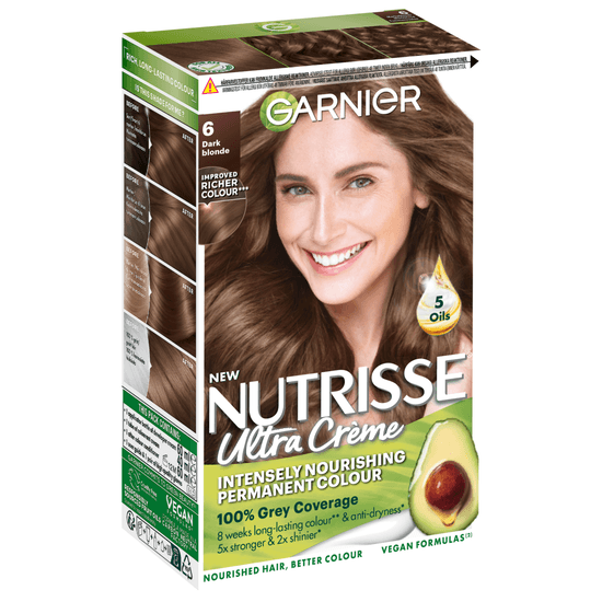 Garnier Nutrisse Ultra Créme Permanent Hårfärg 6 Dark Blonde