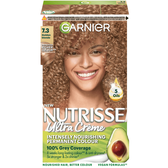 Garnier Nutrisse Ultra Créme Permanent Hårfärg 7.3 Golden Blonde