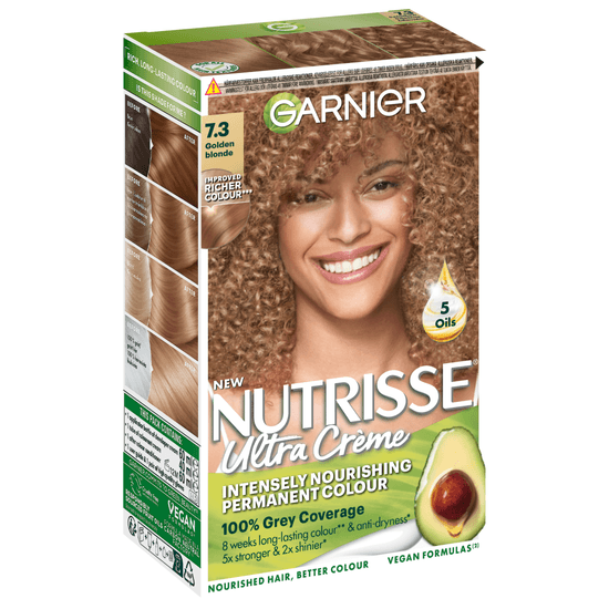 Garnier Nutrisse Ultra Créme Permanent Hårfärg 7.3 Golden Blonde