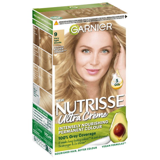 Garnier Nutrisse Ultra Créme Permanent Hårfärg 9 Very Light Blonde