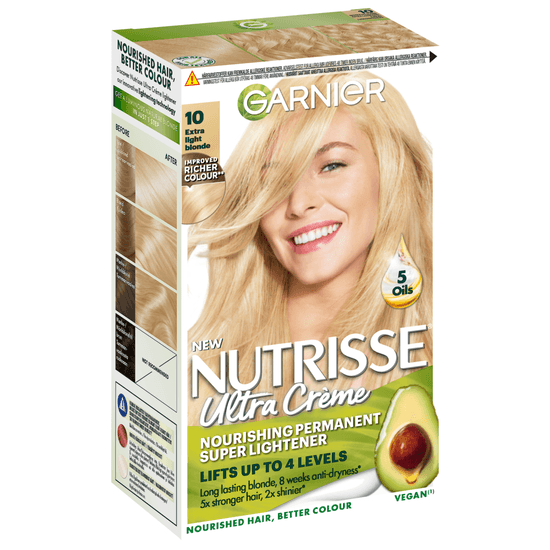 Garnier Nutrisse Ultra Créme Permanent Hårfärg 10 Extra Light Blonde