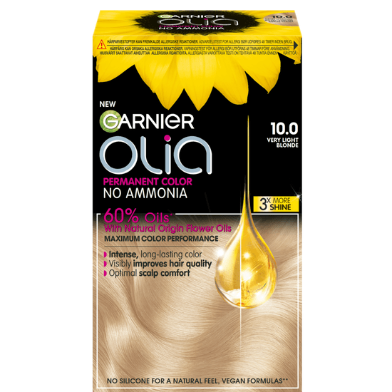 Garnier Olia Permanent Hårfärg 10.0 Very Light Blonde