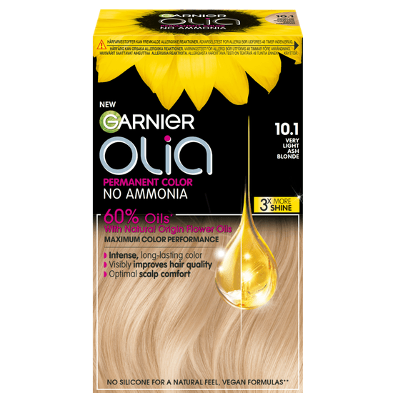 Garnier Olia Permanent Hårfärg 10.1 Very Light Ash Blonde