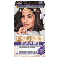 L'Oréal Paris Excellence Cool Creme Permanent Hårfärg 5.11 Ultra Ash Light Brown