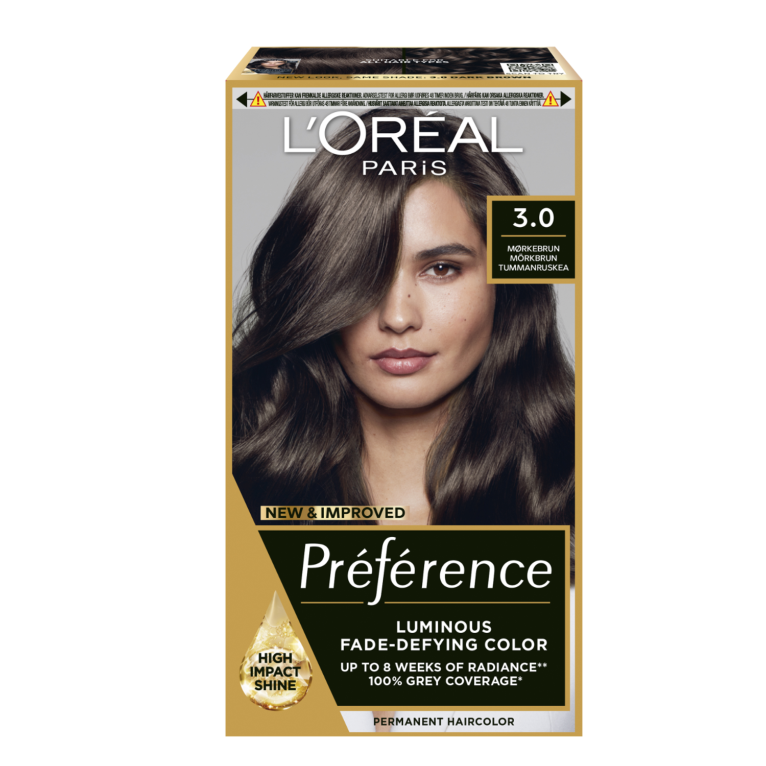 Alternativ bild 1 för L'Oréal Paris Récital Préférence 3 Mörkbrun Brasilia