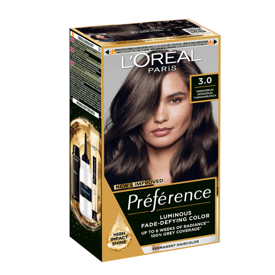 L'Oréal Paris Préférence Permanent Hårfärg 3 Brasilia