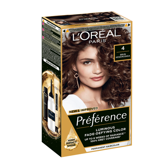 L'Oréal Paris Préférence Permanent Hårfärg 4 Tahiti