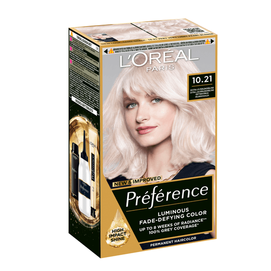 L'Oréal Paris Préférence Permanent Hårfärg 10.21 Stockholm